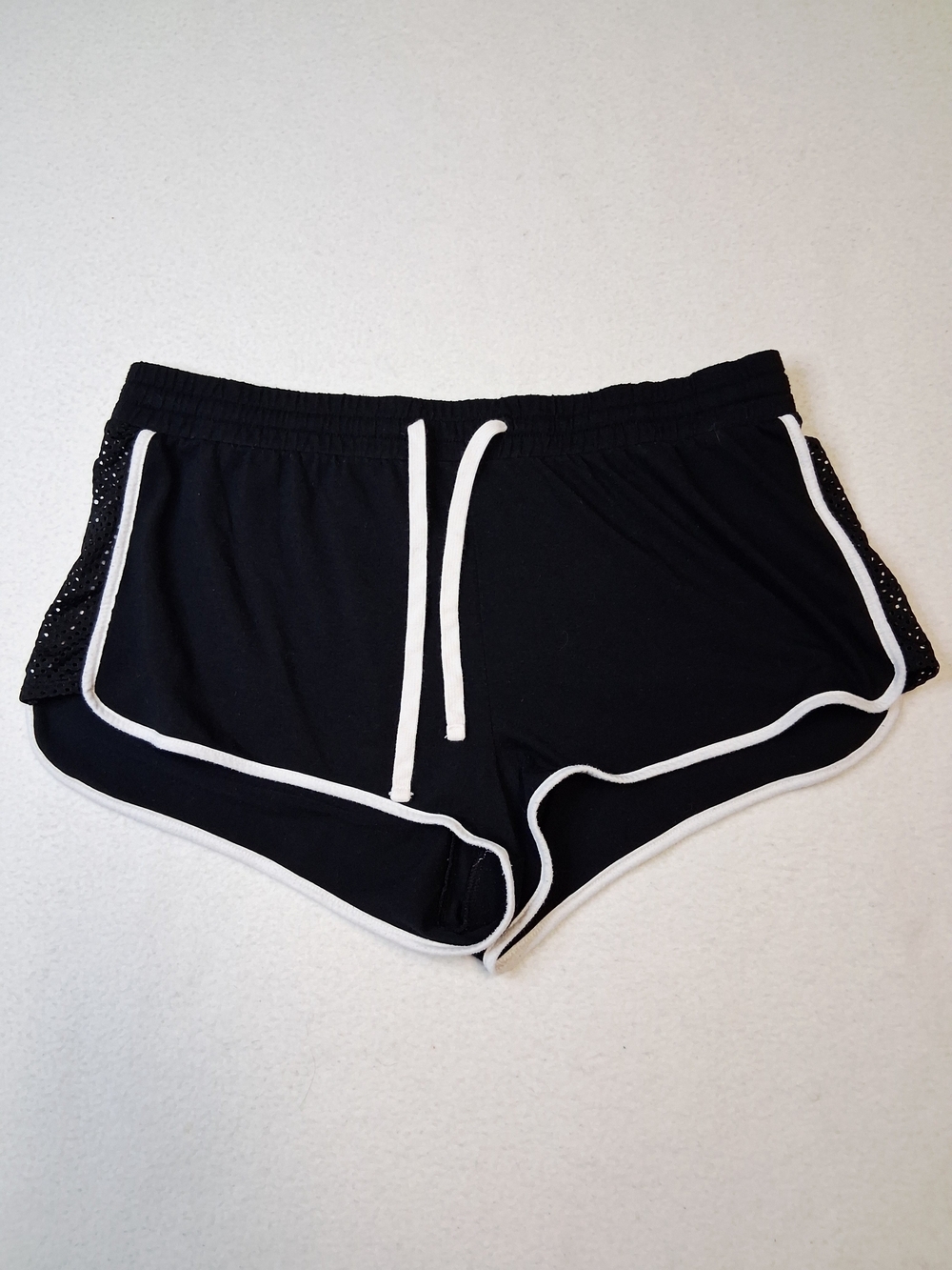 4/20$ La SENZA Black Athletic Shorts with White Trim